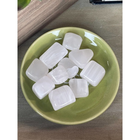 Pink Calcite Tumbled Crystal Intuitively Chosen - Picture 3 of 6